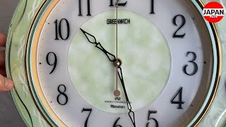 Maruman Greenwich Radio Controlled MJU7350 電波時計 壁掛け