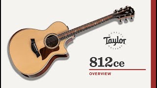 Platinum Taylor 812ce V-Class Grand Concert Acoustic-Electric