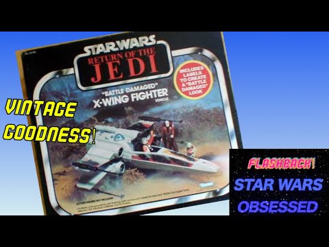 Vintage Kenner Battle Damaged X-Wing #starwars #kennerstarwars