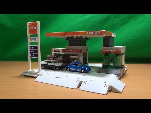 自分だけのGSが作れるぞ！ トミカタウン ビルドシティ ガソリン