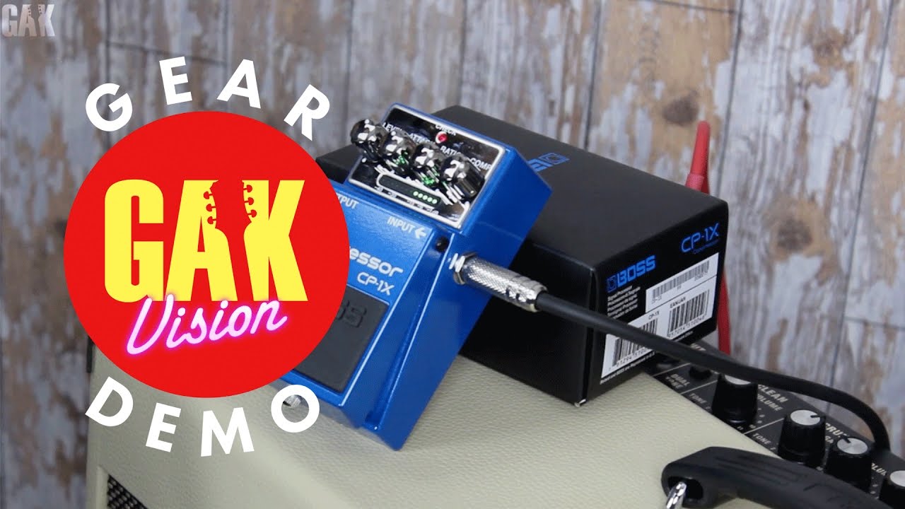 GAK DEMO : Boss CP-1X Multiband Compressor - YouTube