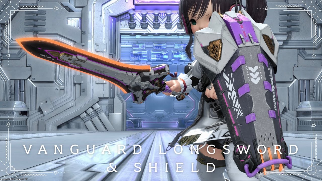 まるでガンダムの剣と盾⁉ ナイト武器『ヴァンガード・ロングソード