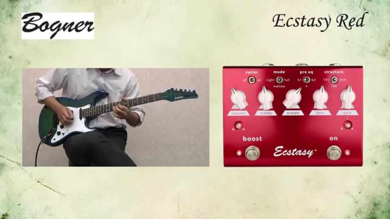 BOGNER / ギター用エフェクター Ecstasy Red - YouTube