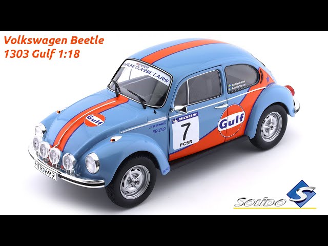 2019 Volkswagen Beetle 1303 Gulf 1:18 Solido diecast Scale Model