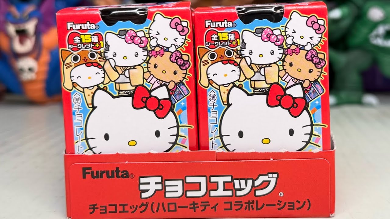 Hello Kitty Collaboration Chocolate Eggs - 15 varieties with