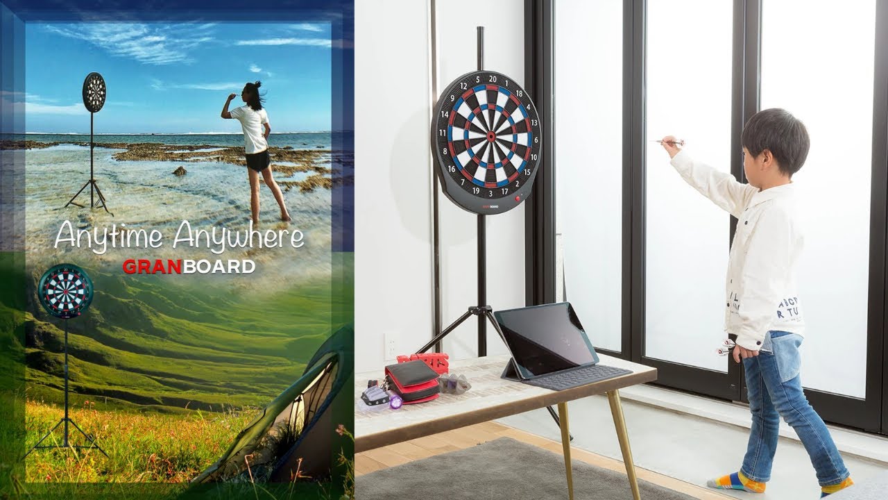 GRAN TRIPOD DART STAND setup - YouTube