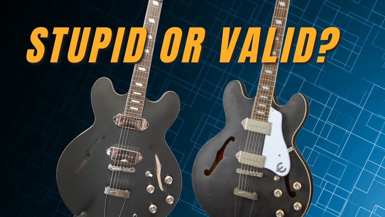 A Weird Experiment: Is Tone in the Eyes? (using Epiphone Casino