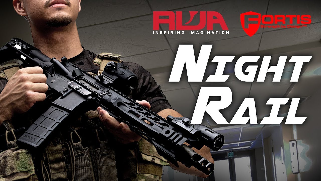 RWA Fortis 16 inch Night Rail (M-LOK) for M4 AEG / GBBR | RedWolf