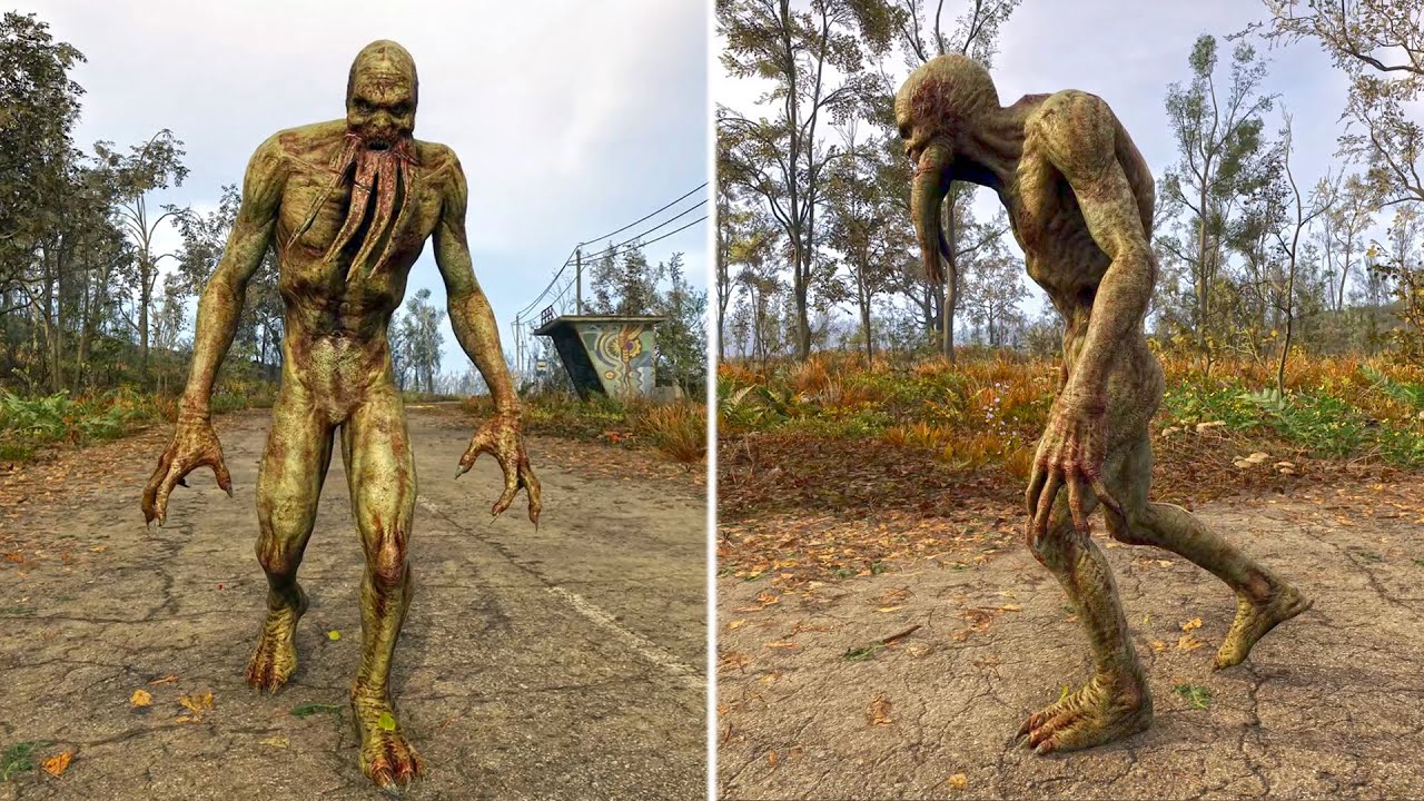 STALKER 2 Bloodsucker Mutant NPC Model View (Free Camera Up Close