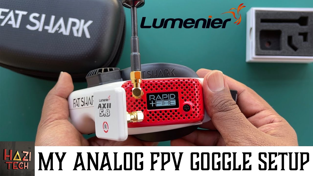 My Analog FPV Goggle Setup | Fat Shark HDO | rapidFIRE | Lumenier
