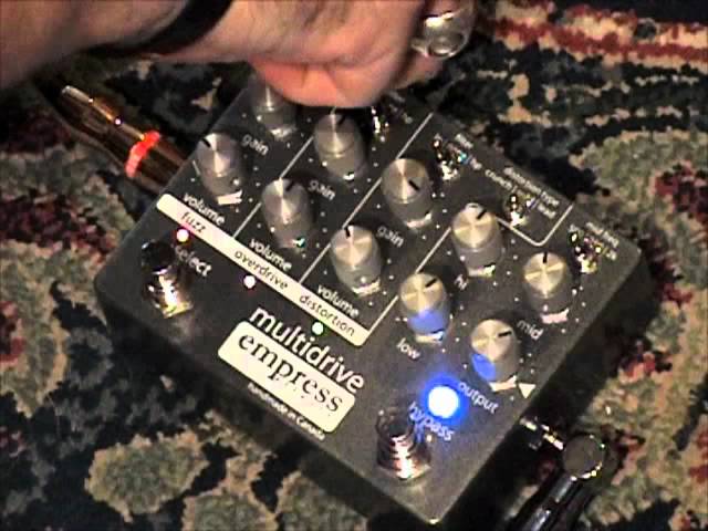 Empress Effects Multi Drive guitar effects pedal demo - YouTube