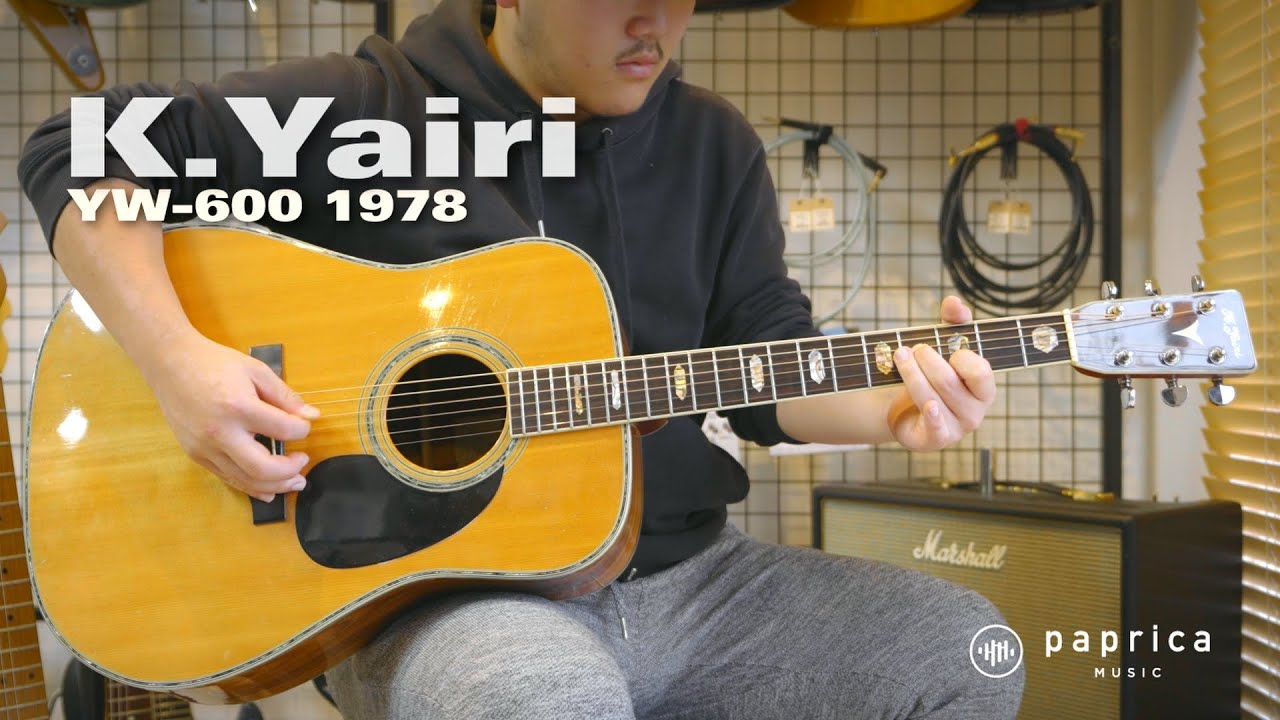 K.Yairi YW-600 1978 - YouTube