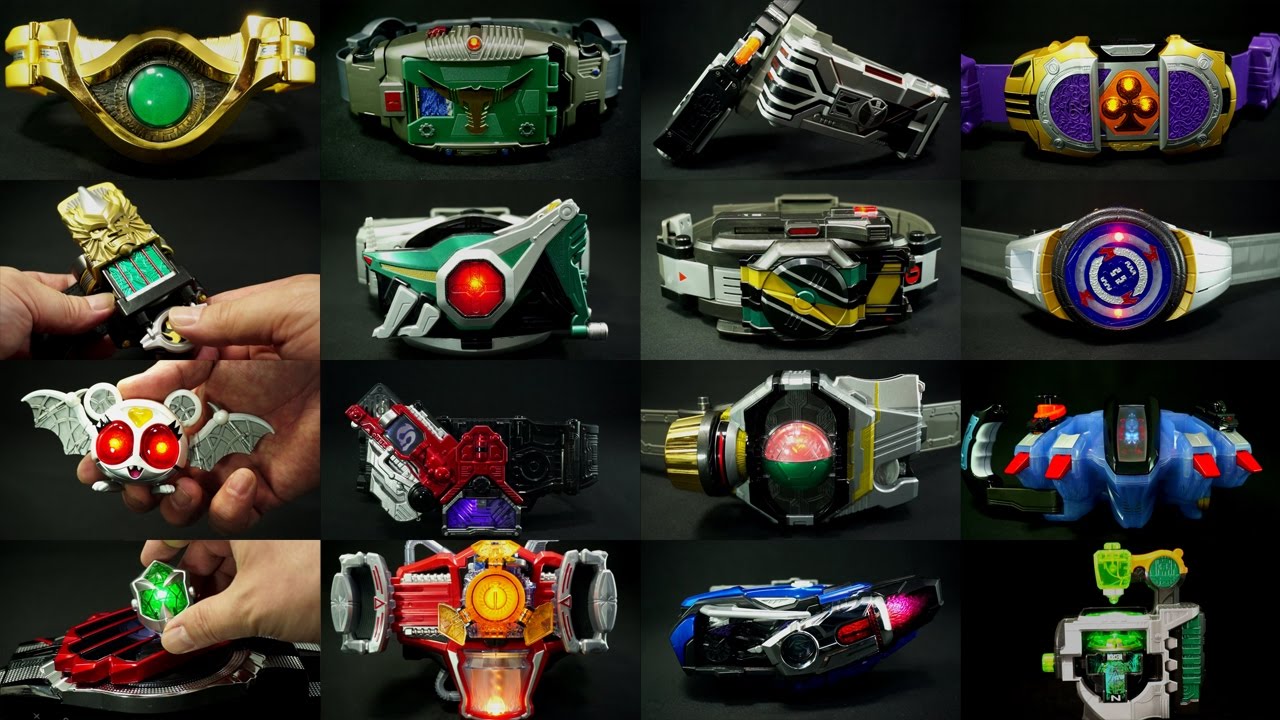 仮面ライダー 平成オールライダー サブライダー 変身アイテム