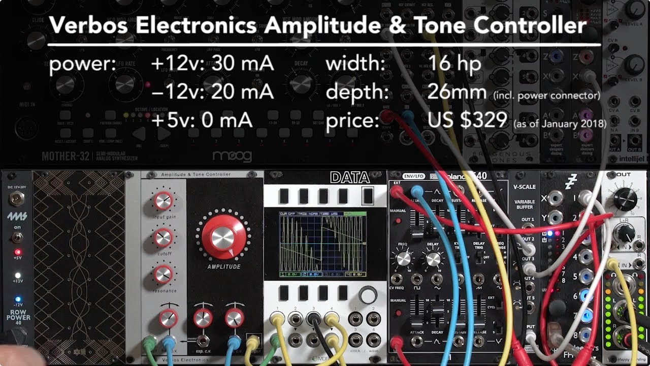 Verbos Amplitude & Tone Controller 1/3: Overview; Input Gain