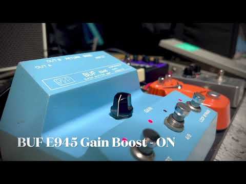プロ愛用のPMP BUF E945 SUPER BUFFER AMPバッファーエフェクターを
