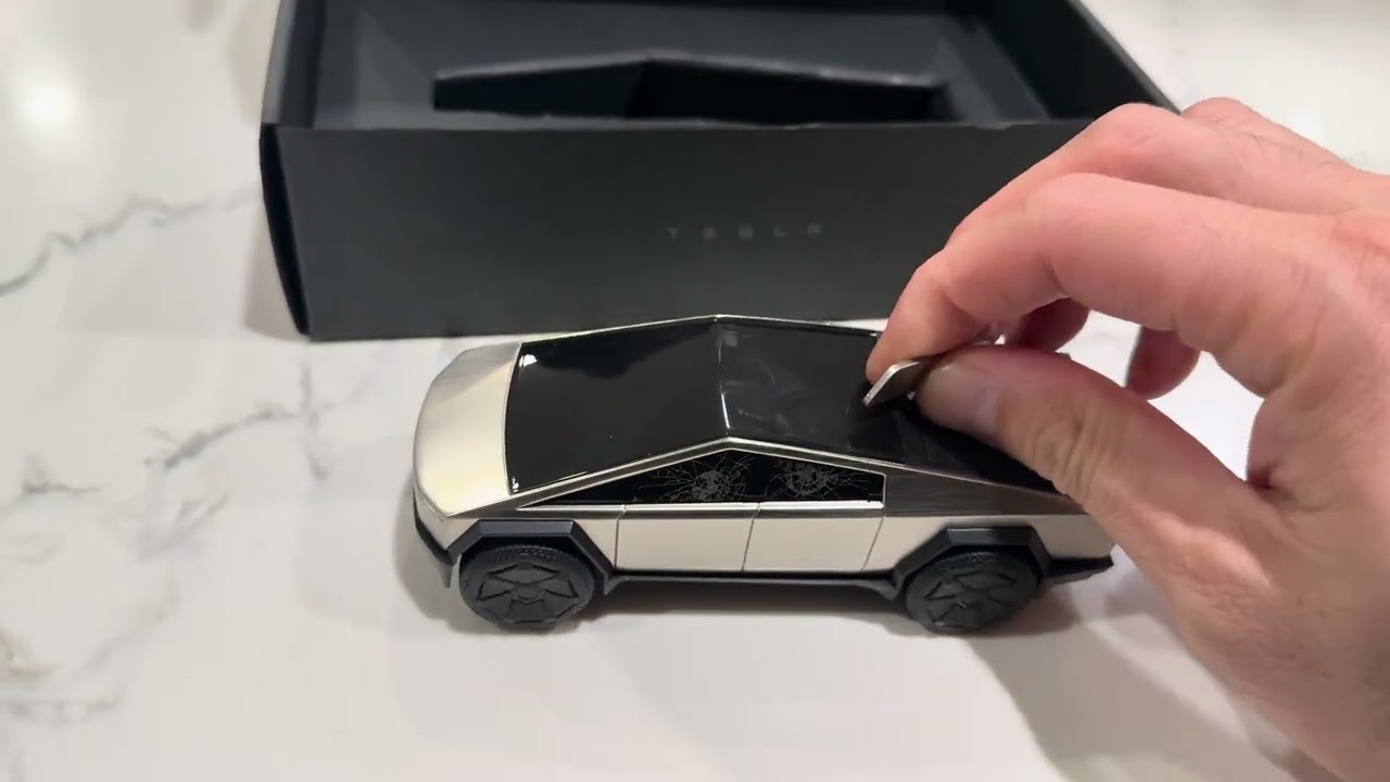 Tesla Cybertruck Wind-Up Unboxing! Is it Worth the Price? - YouTube