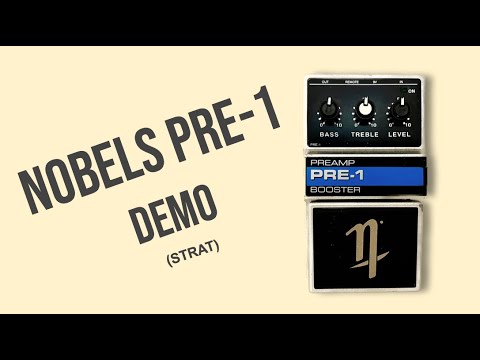 Nobels PRE-1 Preamp / Booster Demo (STRAT) - YouTube