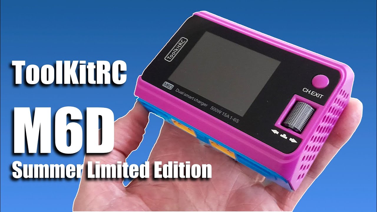 ToolkitRC M6D Dual Smart Charger - Summer Limited Edition - YouTube