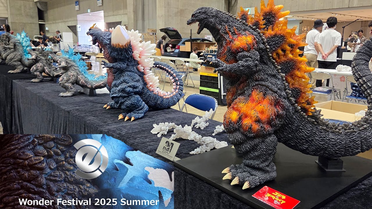 New Ezhobi Godzilla Figures at Wonder Fest Summer 2025 | GForever