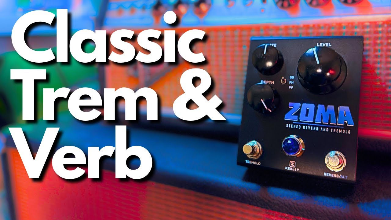 This is a Killer Reverb and Tremolo pedal! The Keeley ZOMA! - YouTube