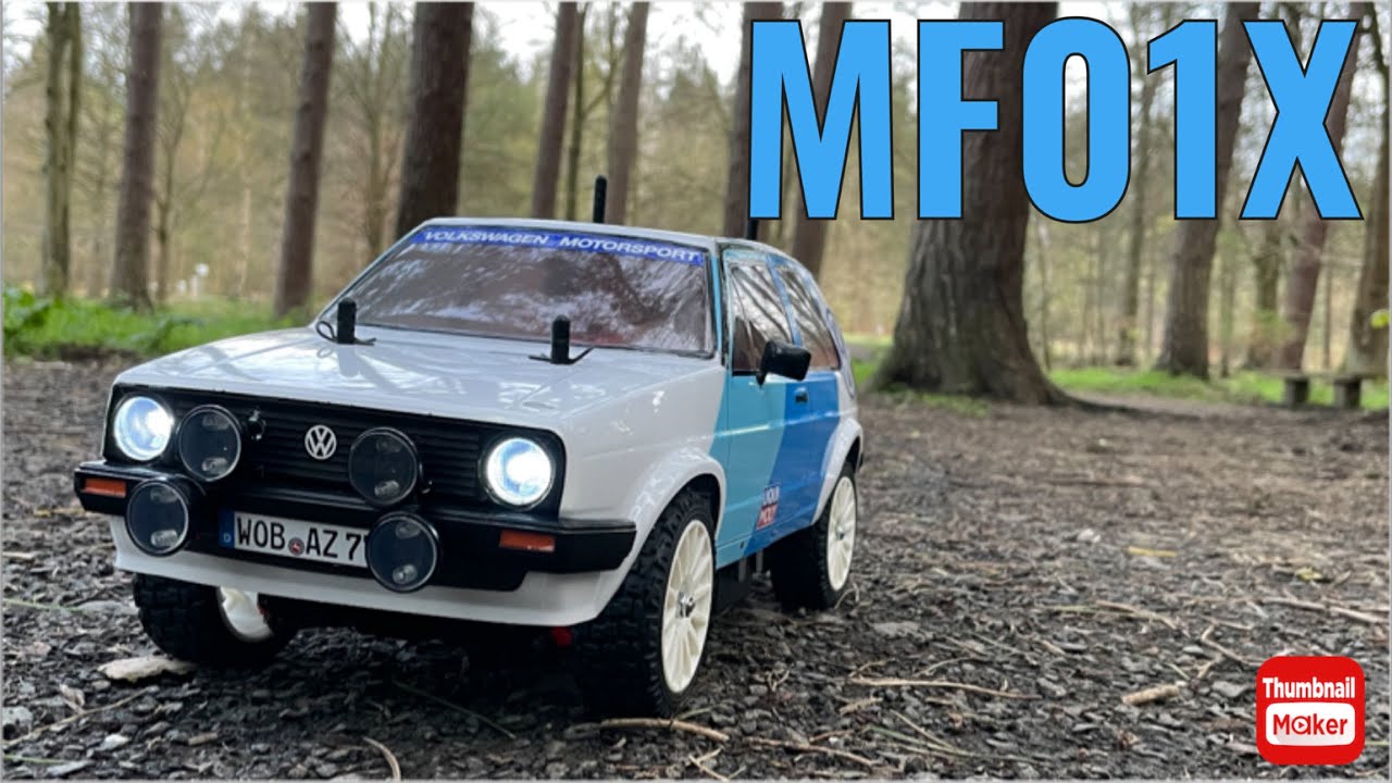 Tamiya MF-01X Golf GTI rally rc - YouTube
