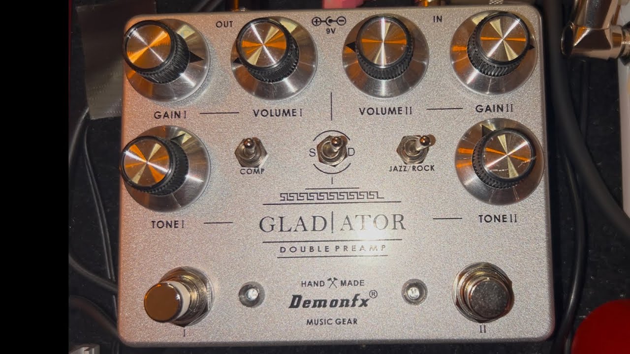 Demonfx GladIAtor Double Preamp Pedal, is it a Hero or a Zero, can
