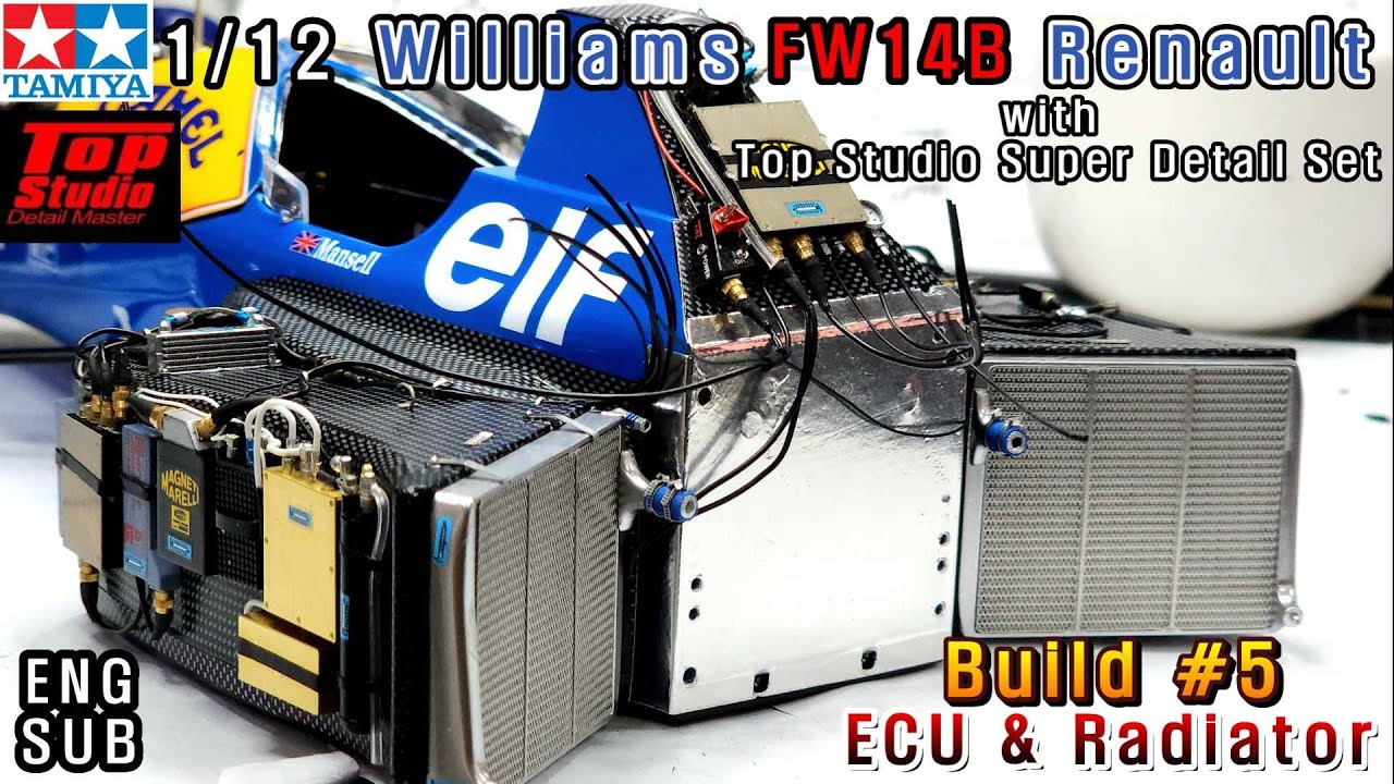 TAMIYA] 1/12 Scale Model Williams FW14B Renault #5 - YouTube