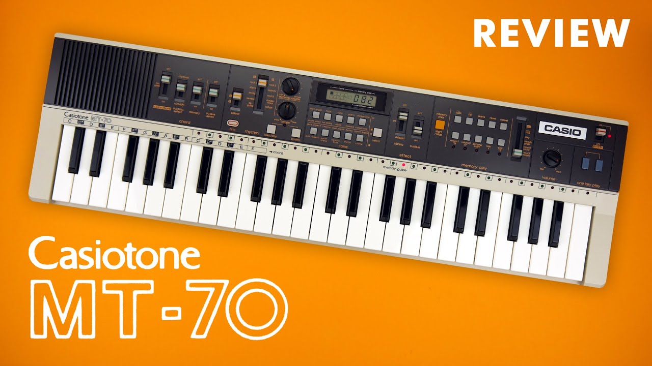 Casio MT-70 Sine Wave Keyboard - Full Review - YouTube