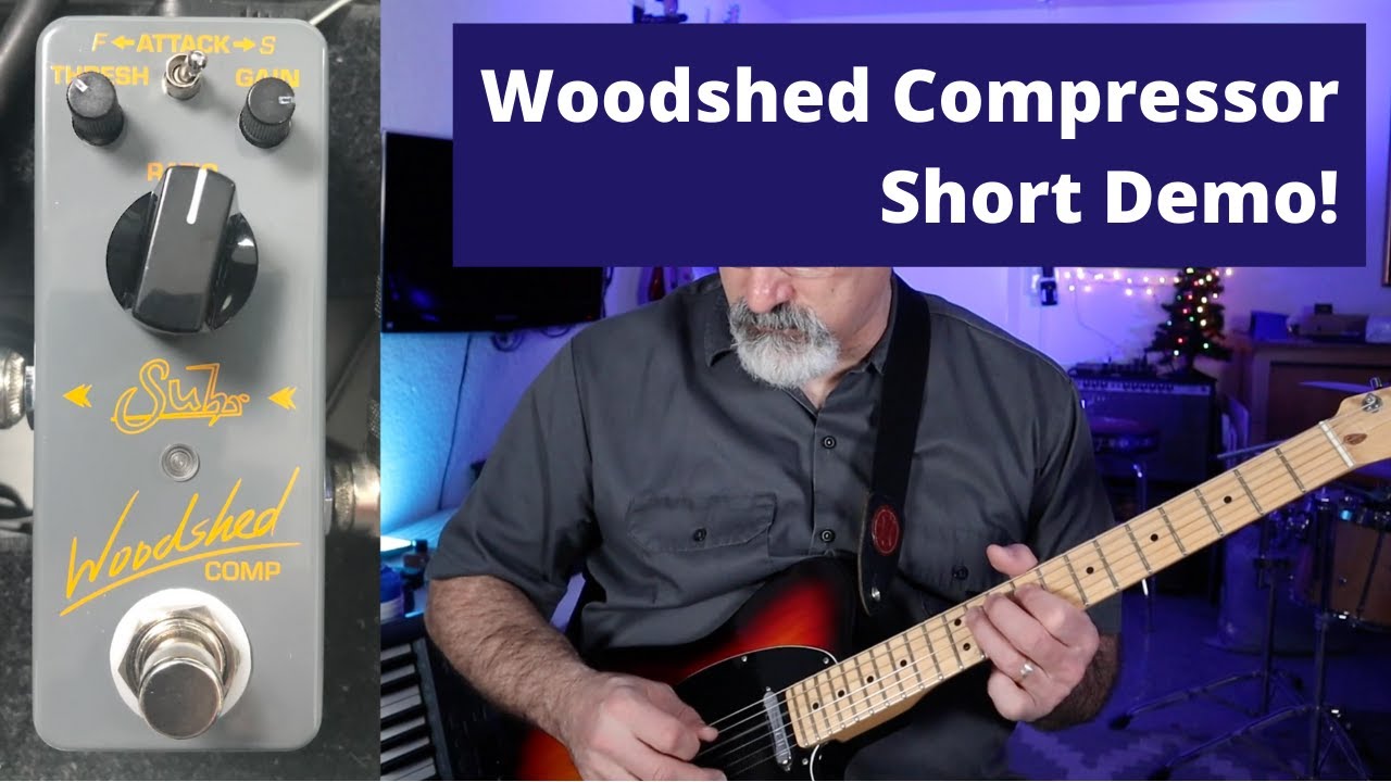 Suhr Andy Wood Signature Woodshed Compressor - Short Demo Jam with