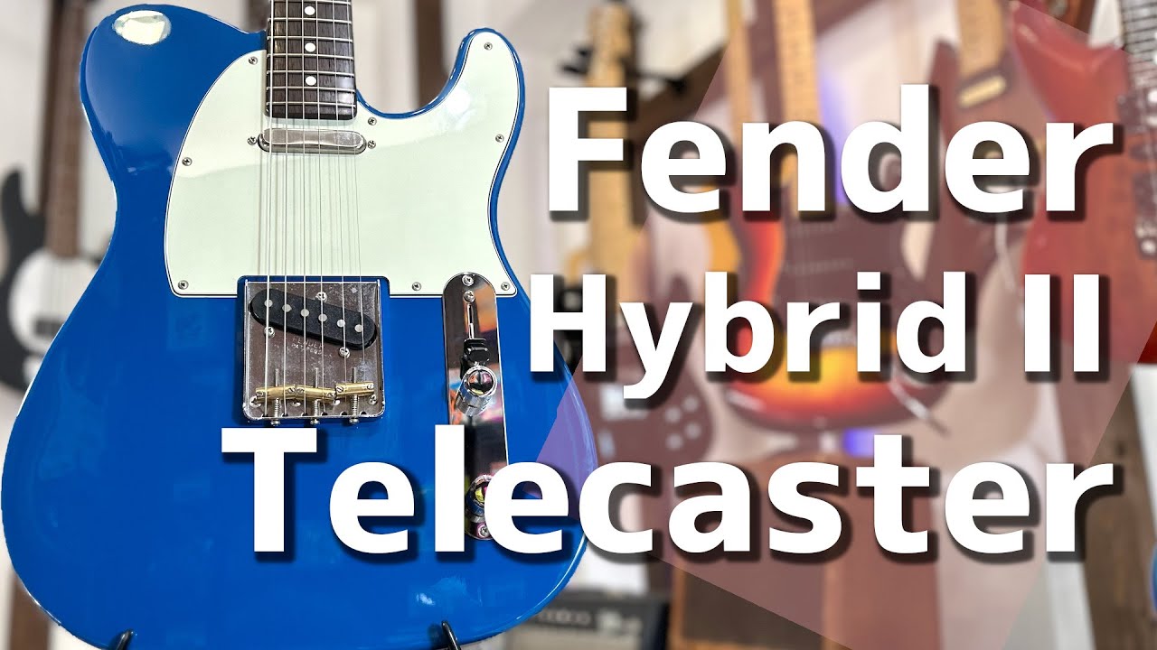 エレキギター紹介】Fender Made in Japan Hybrid II Telecaster - YouTube