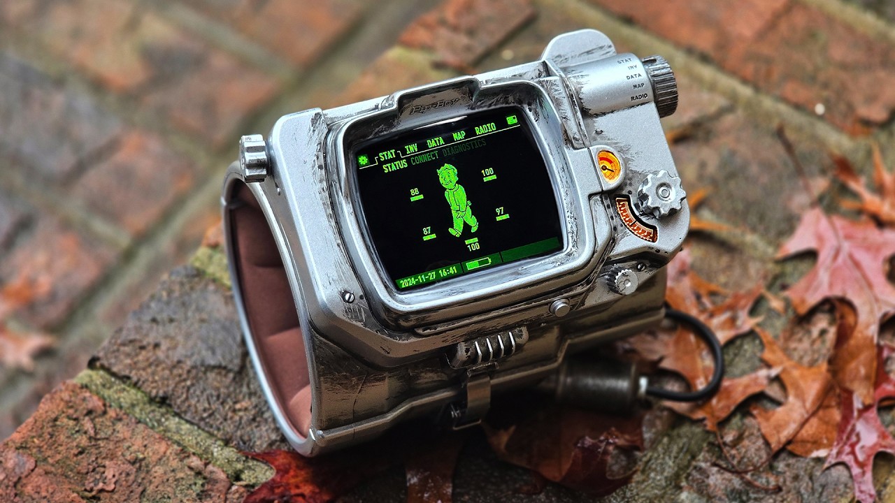 The New PIP-Boy 3000 Mk V Is Here And Its Awesome! - YouTube