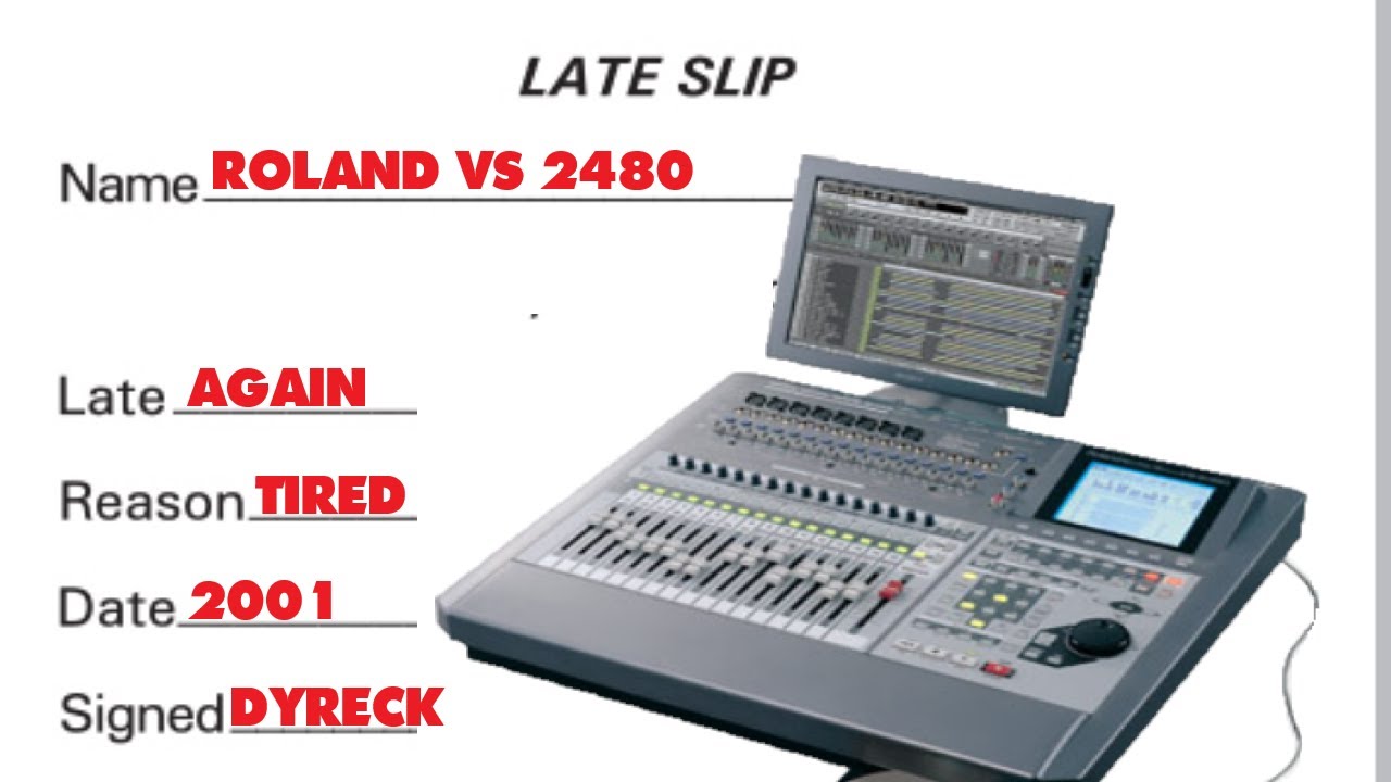 ROLAND VS-2480 WHAT HAD HAPPENED WAS.. - YouTube