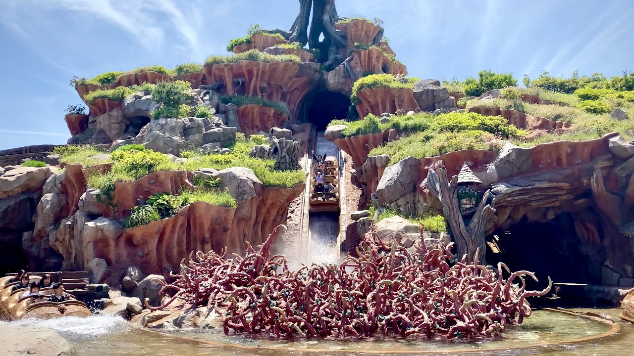 Splash Mountain Log Flume Water Ride | スプラッシュ・マウンテン
