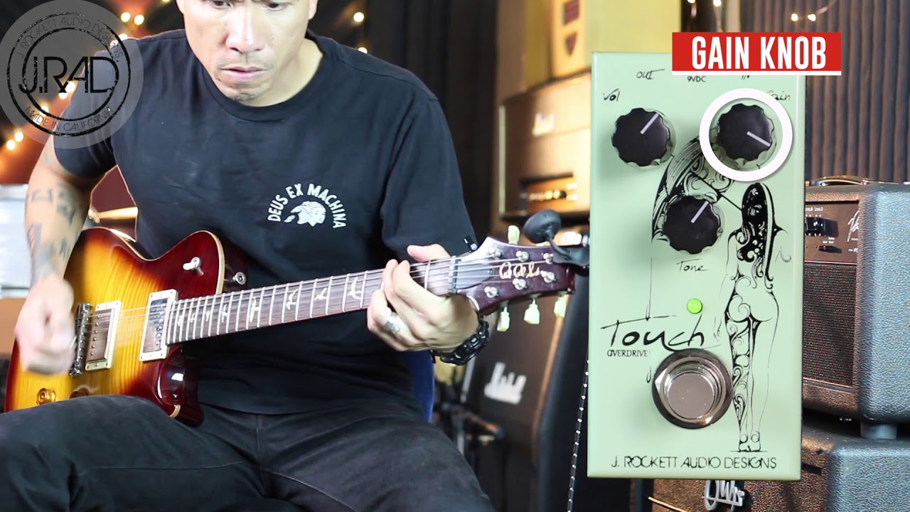J. Rockett Touch Overdrive pedal - demo by RJ Ronquillo - YouTube