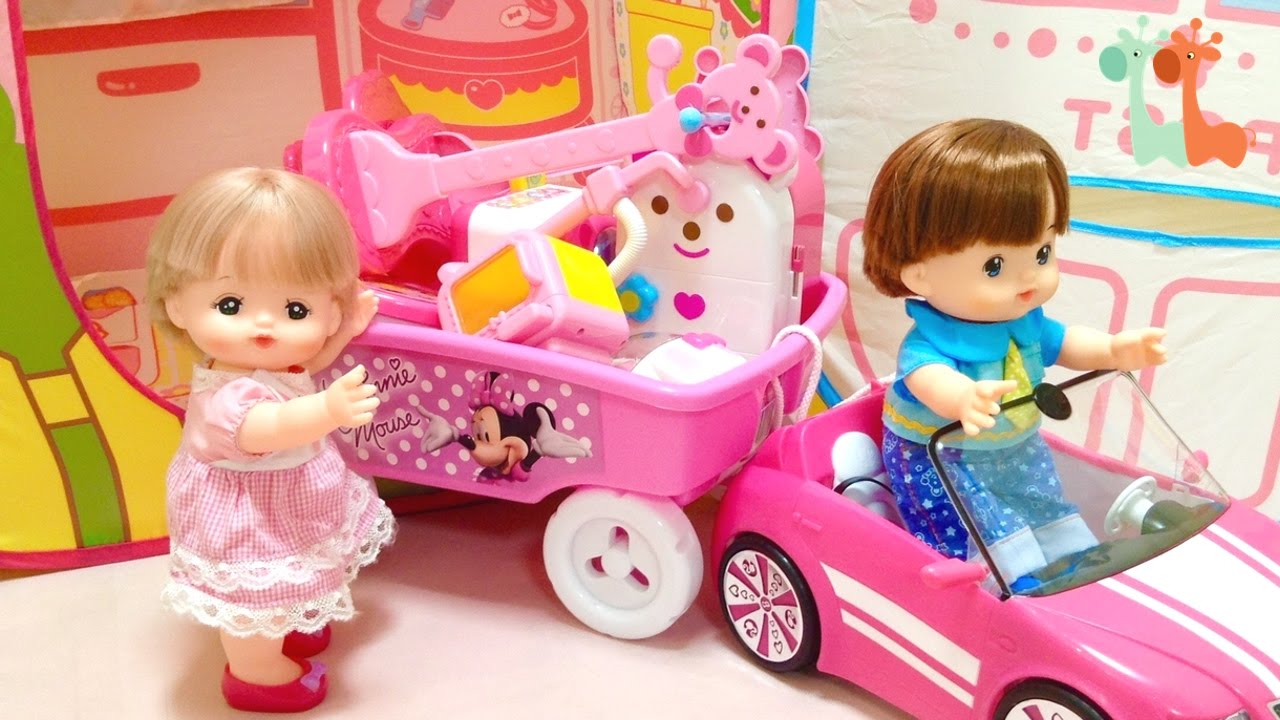 Mell-chan Dollhouse Moving : New Play Tent - YouTube