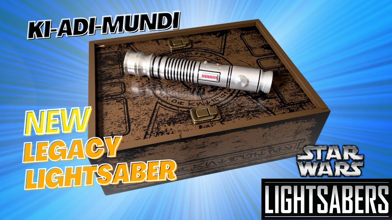 NEW Ki-Adi-Mundi Legacy Lightsaber Limited Edition Box Set Review
