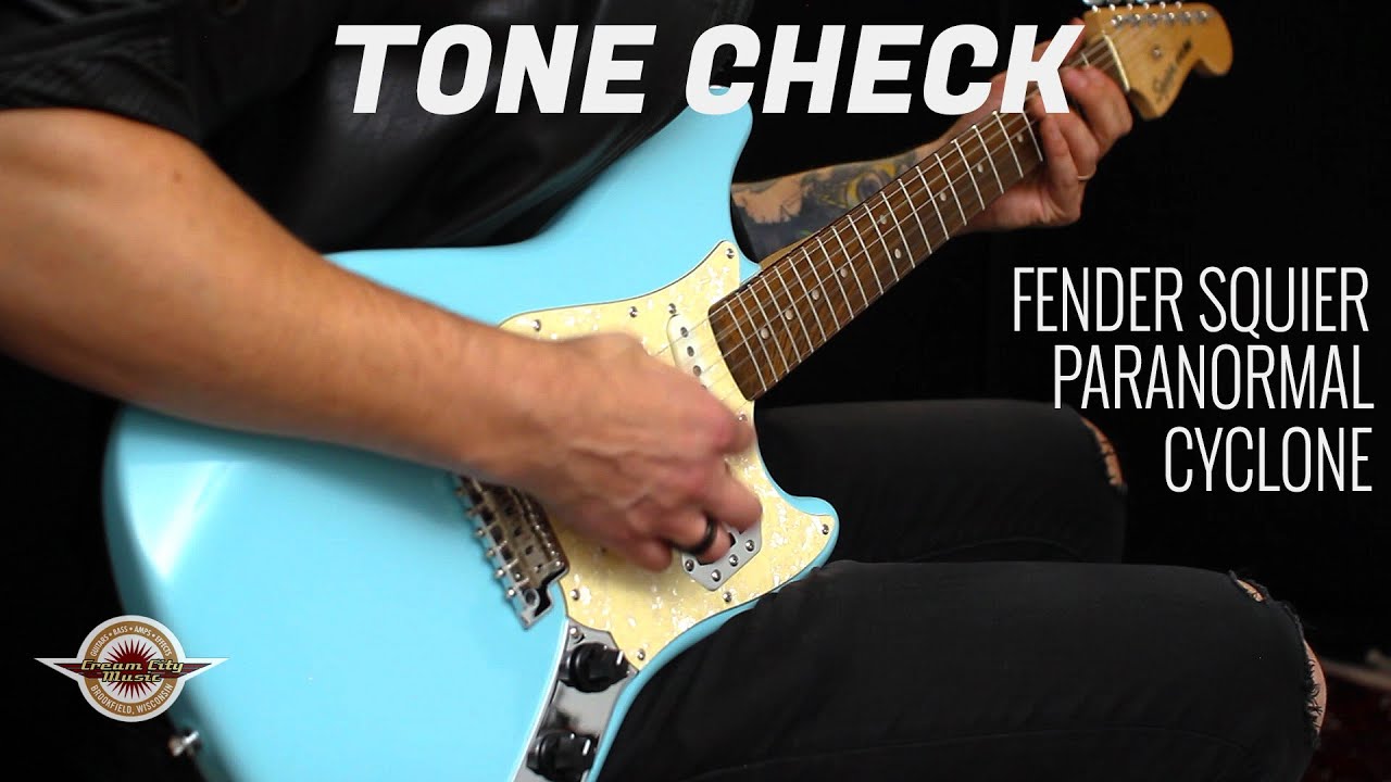 TONE CHECK: Squier Paranormal Cyclone Guitar Demo | No Talking
