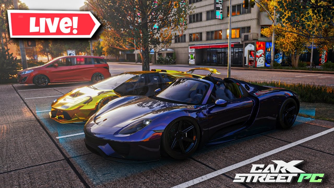 CarX STREET PC !! Porsche 918 Spyder - LIVE 🔴 - YouTube