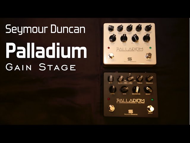 Seymour Duncan - Palladium Gain Stage Pedal Demo - YouTube