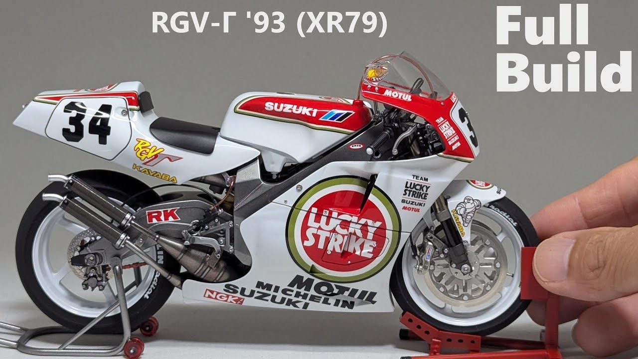 TAMIYA 1/12 HONDA RC211V'03 (74 加藤大治郎) ,Full Build - YouTube