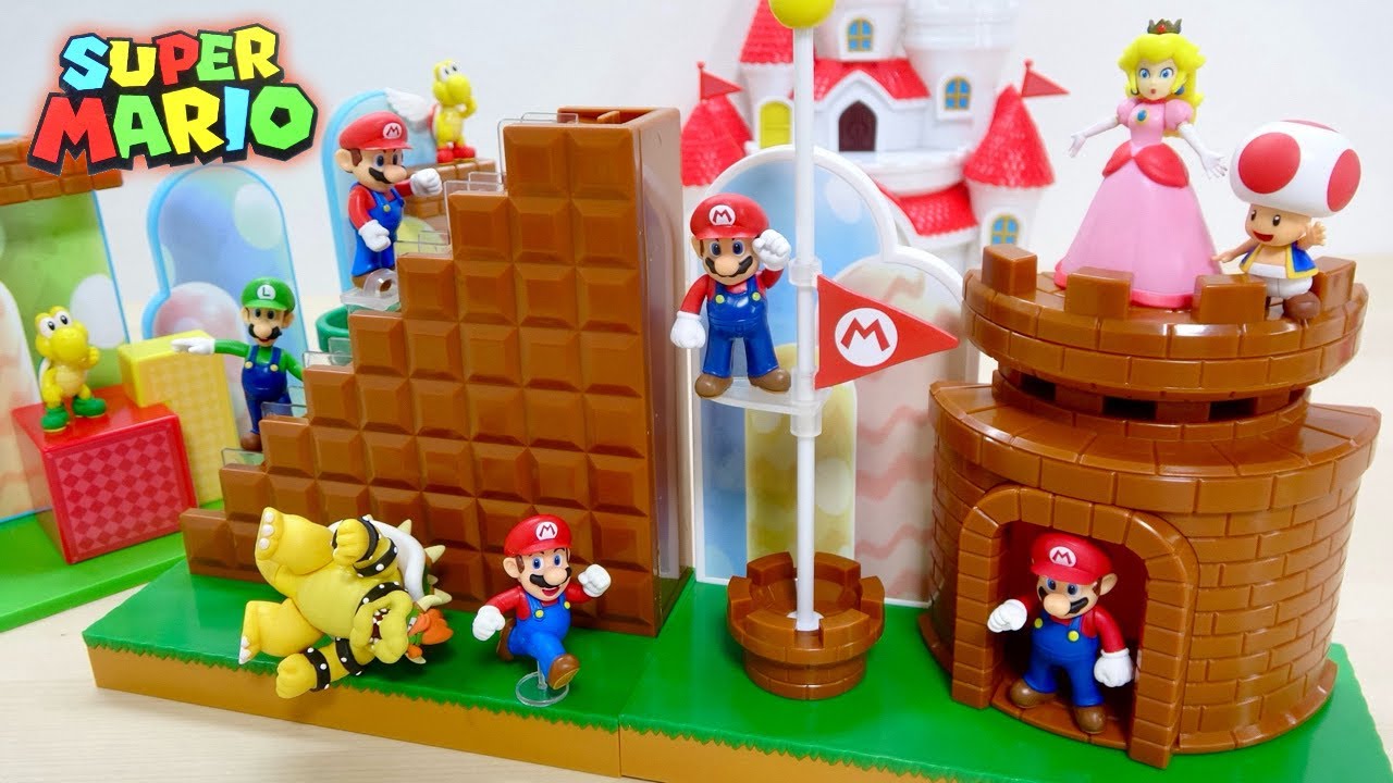 マリオファンが待ち望んだ!「ゴール再現セット」 マリオフィギュア