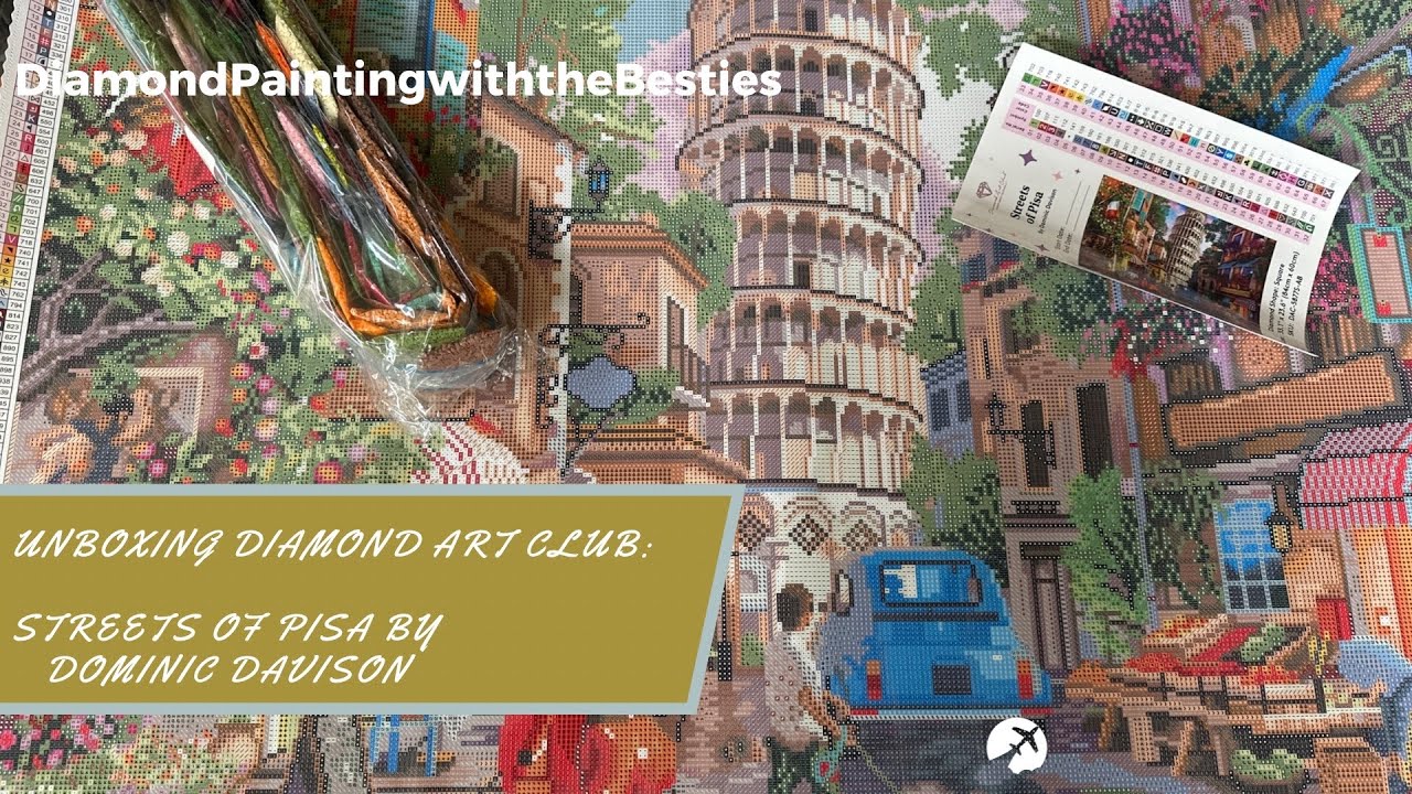 Unboxing Diamond Art Club: Streets of Pisa by Dominic Davison