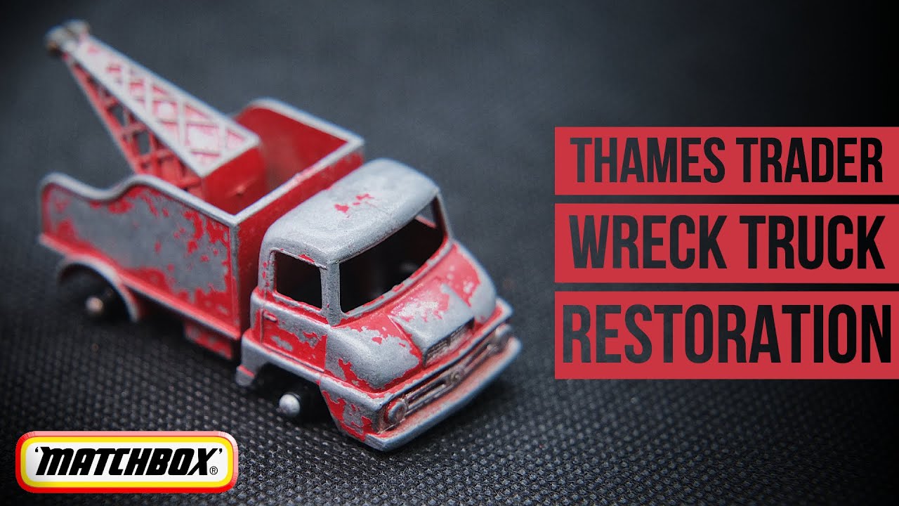 MATCHBOX restoration: 13C Ford Thames Trader Wreck Truck - YouTube