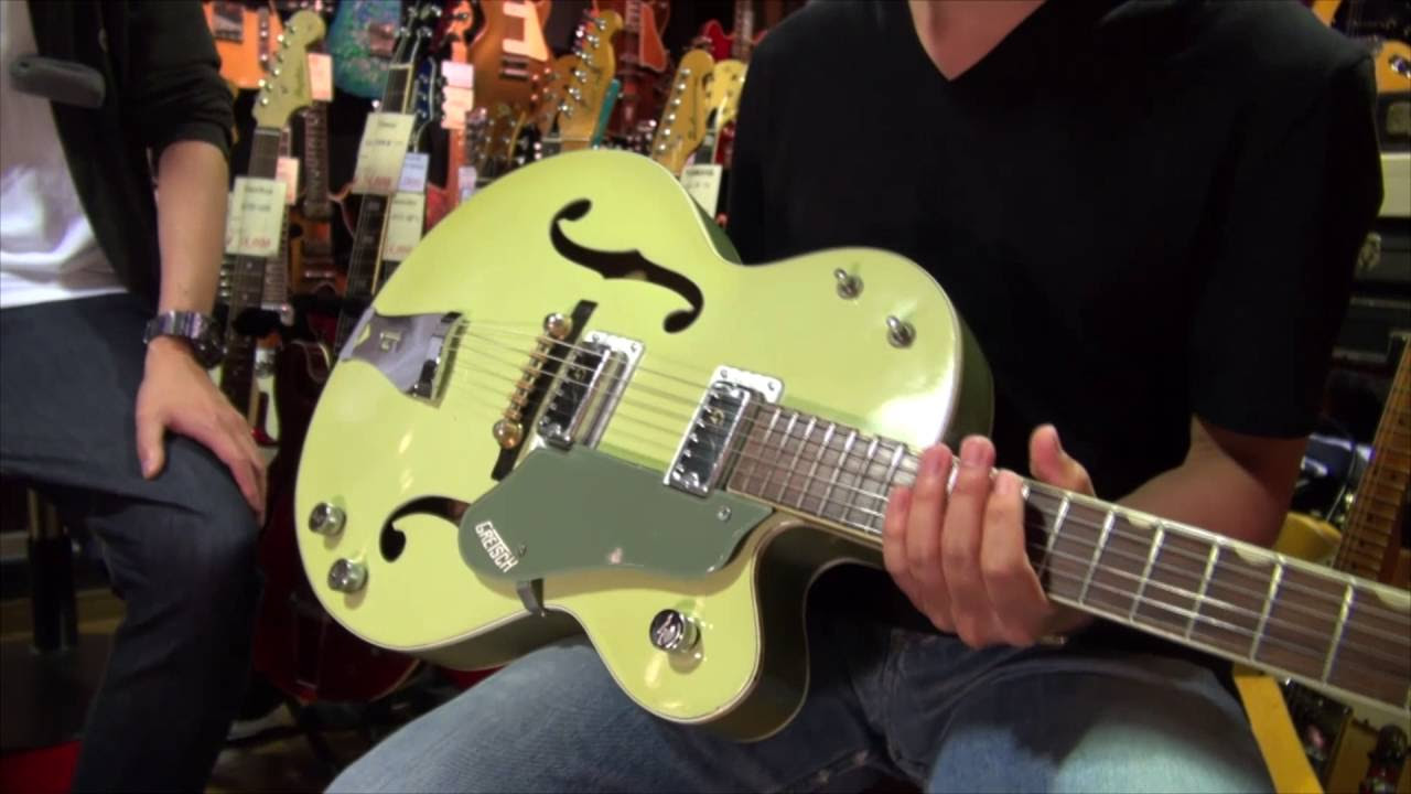 池部楽器店】GRETSCH 6118 Double Anniversary '63 2-Tone Smoke Green
