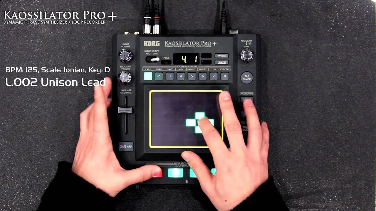 KAOSSILATOR PRO+ - DYNAMIC PHRASE SYNTHESIZER/LOOP RECORDER | KORG