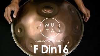 Hand pan ハンドパン MUTA製 F DIN(INTEGRAL) 16(17NOTE) ハードケース