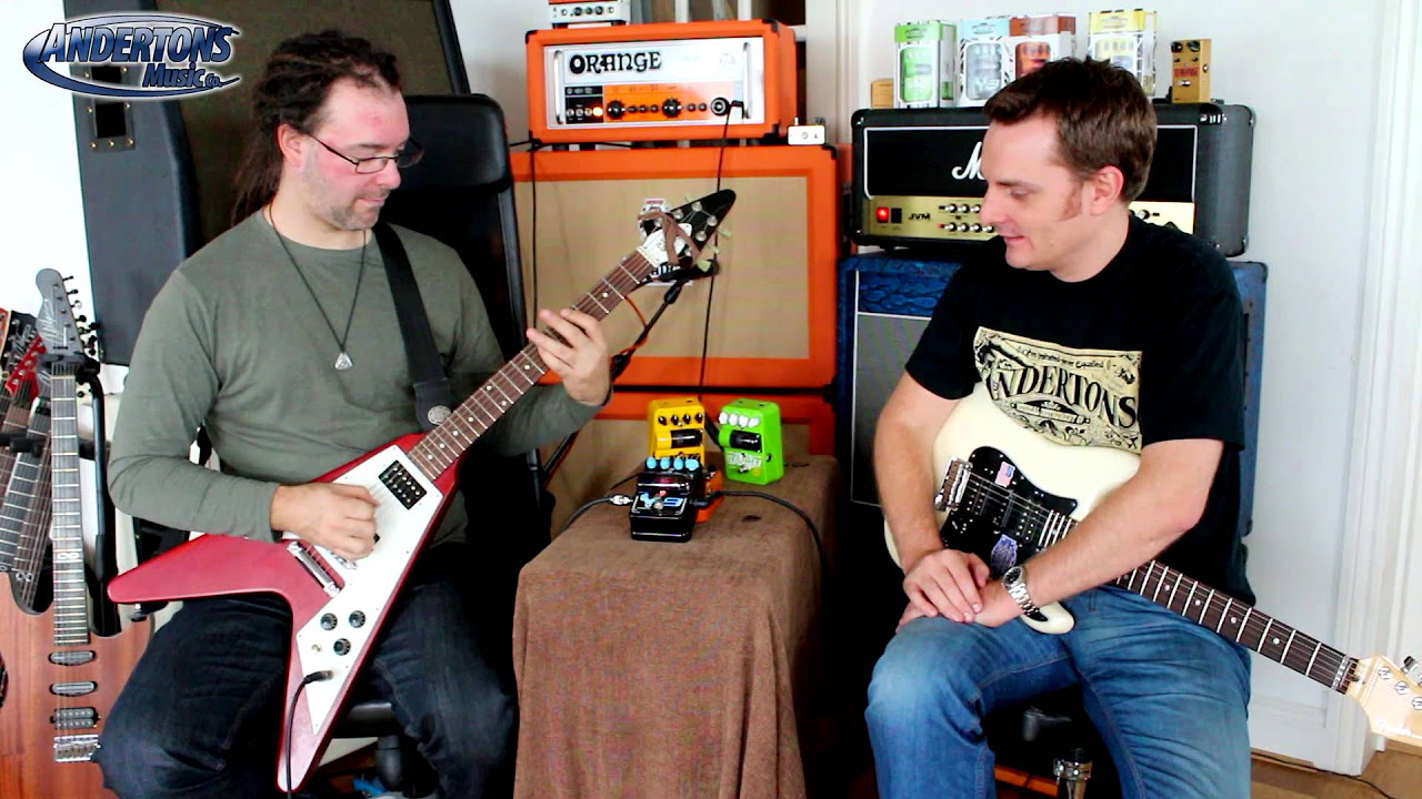 VOX Tone Garage : V8 Distortion 製品紹介 feat. 宮脇俊郎 - YouTube