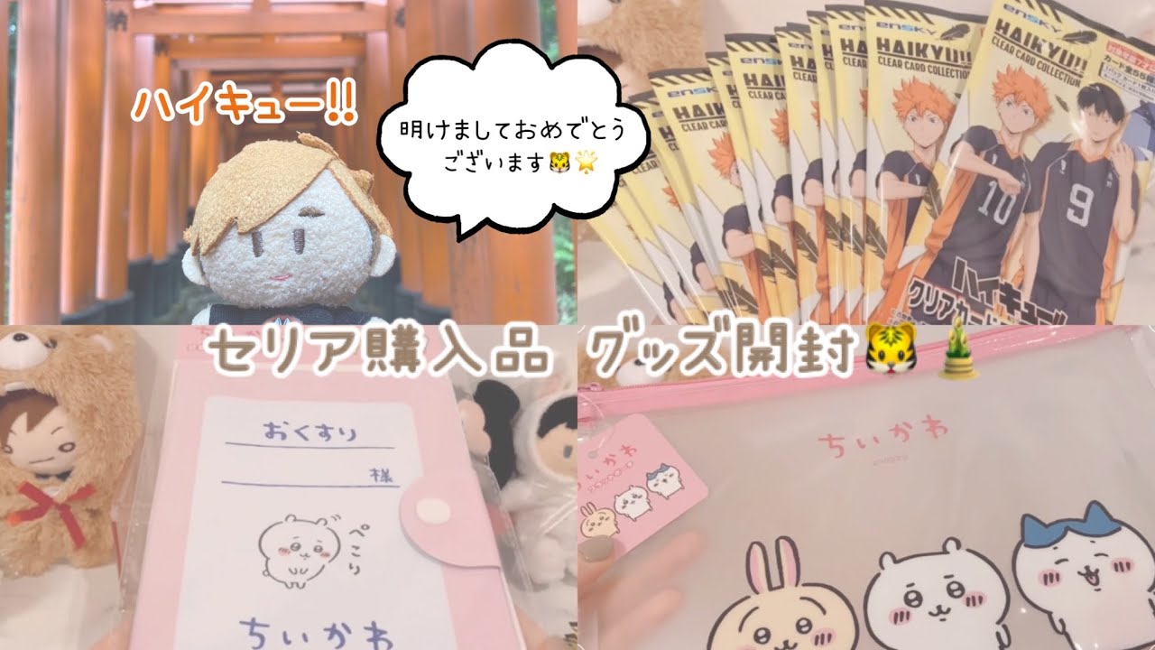 ハイキュー!!】セリア購入品 クリアカードコレクション開封🐯🎍新
