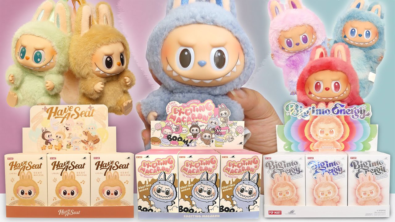 LABUBU COMEPLETE COLLECTION | Big Into Energy | Have a Seat