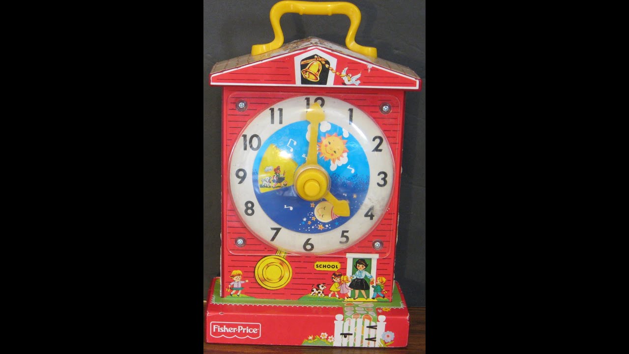 SOLD - Fisher Price Teaching Clock Music Box - 2009 Edition - YouTube